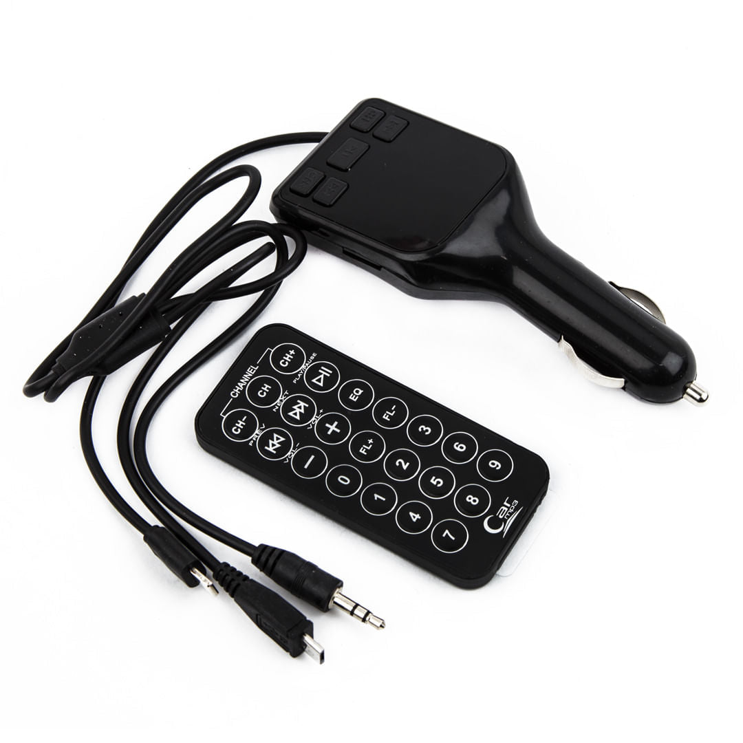 Transmissor MP3 e Pen Drive para Carro