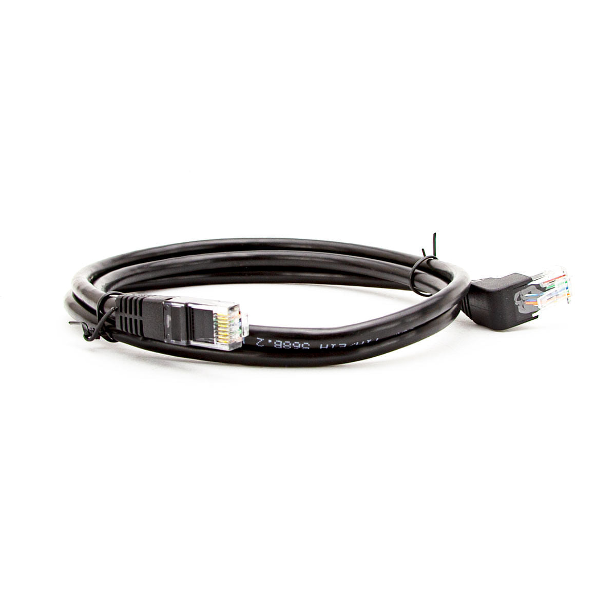 Cabo de Rede Patch Cord Cat5 Plug 90° para Cima