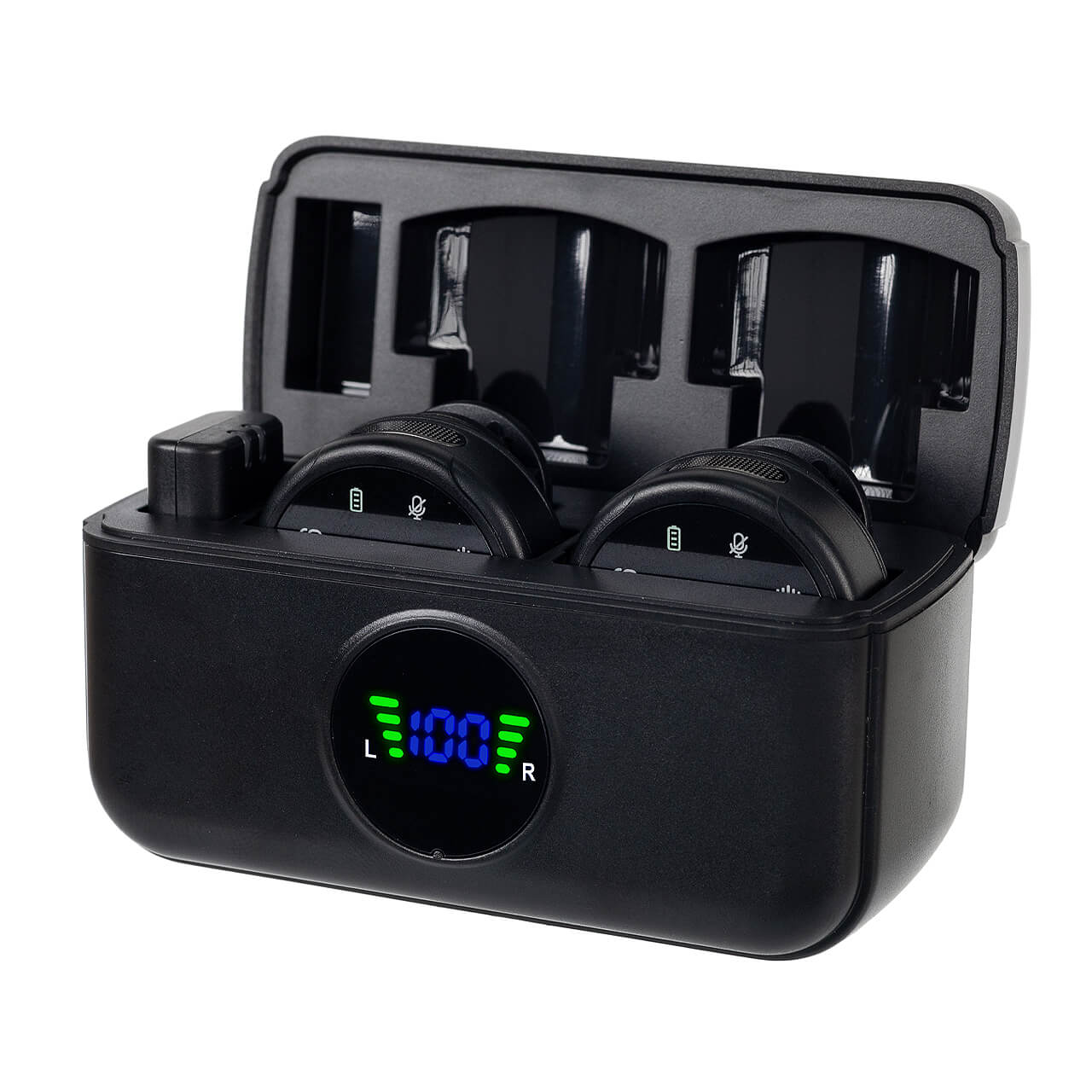 Microfone Sem Fio de Lapela Lightning 2 em 1 MK18