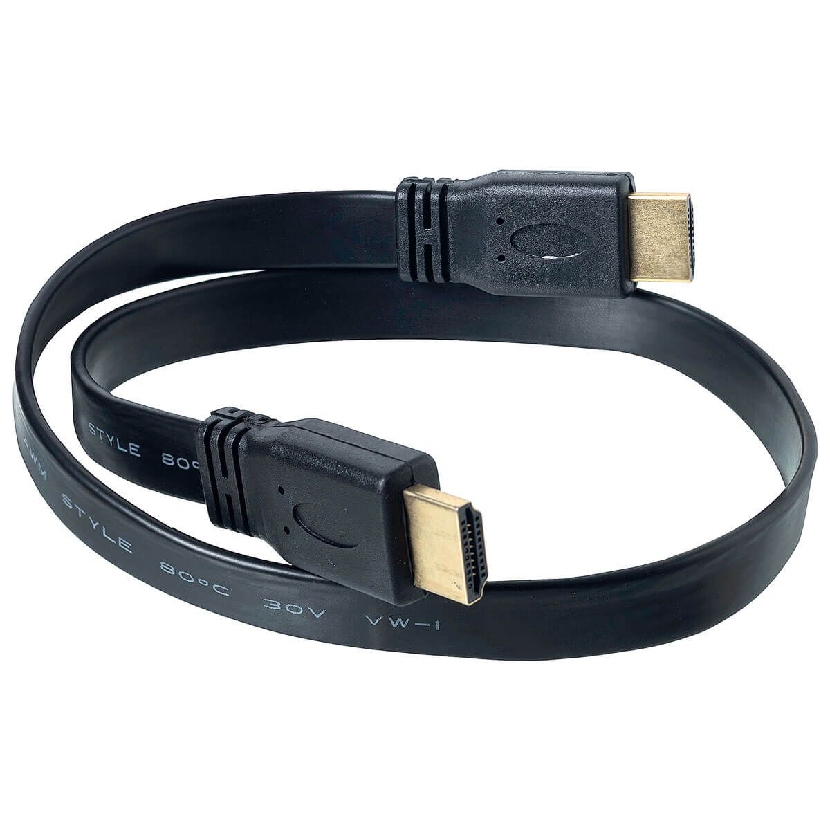 Cabo HDMI Flat Versão 2.0 4K High Speed 19 pinos