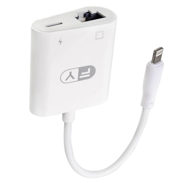 Kit com 10 Adaptador Lightning para RJ45 Rede