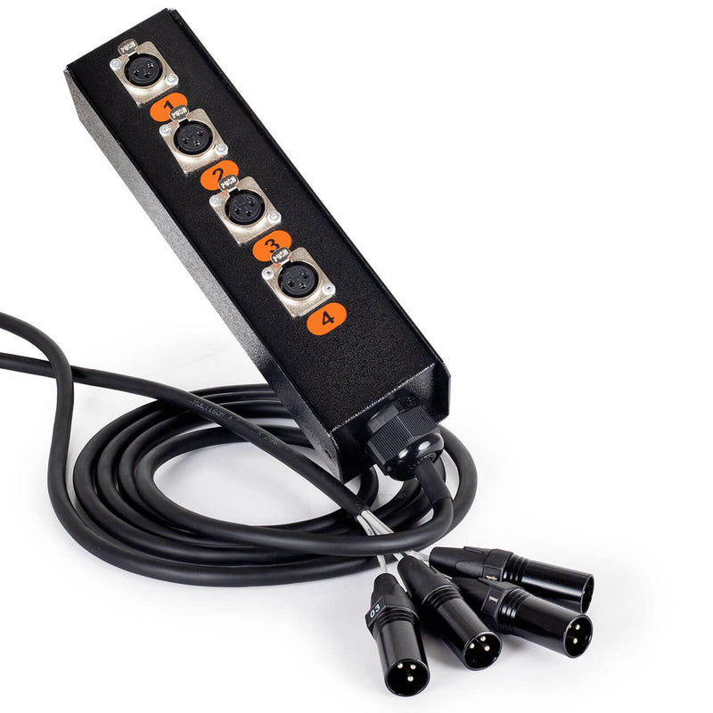 Medusa 4 Vias Montada Com Conectores Cirilo Cabos