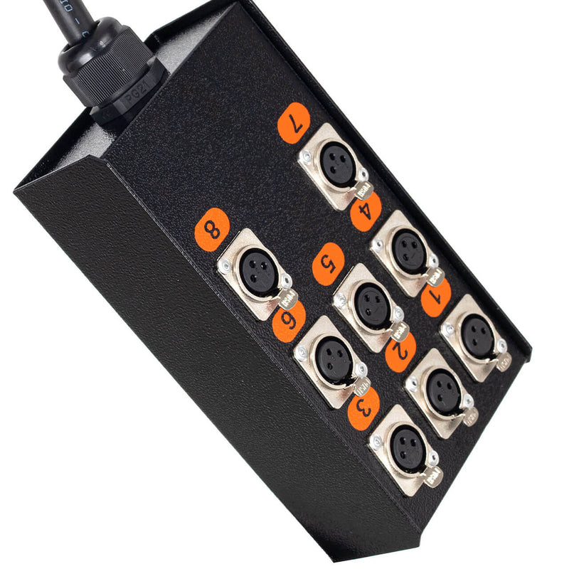 Medusa 8 Vias Montada com Conectores Cirilo Cabos