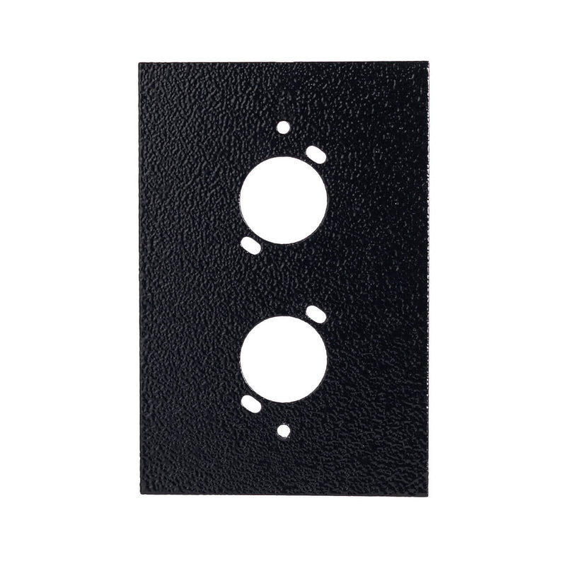 Espelho Metal para Conectores XLR Canon 4x2 - 2 Furos