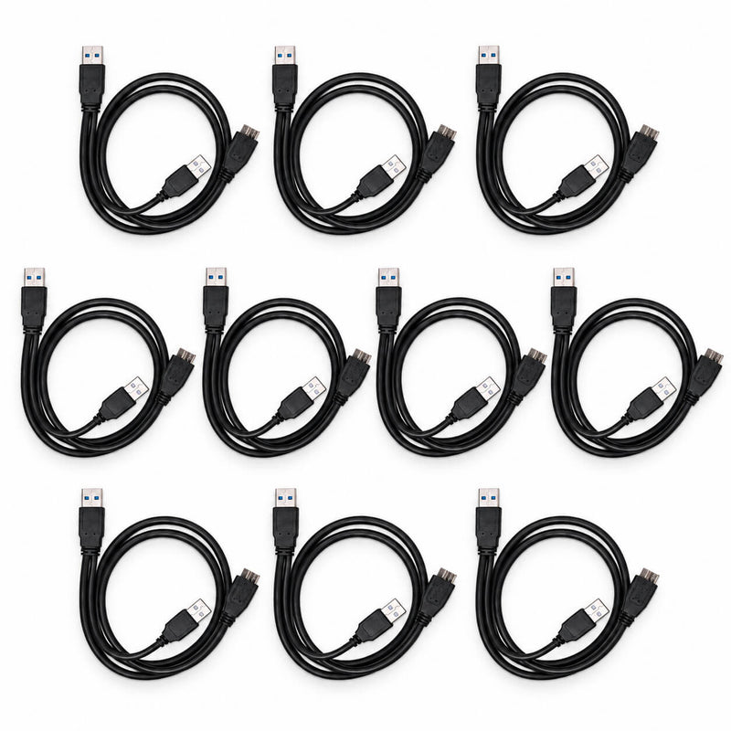 Kit com 10 Cabo Y USB para HD Externo 3.0