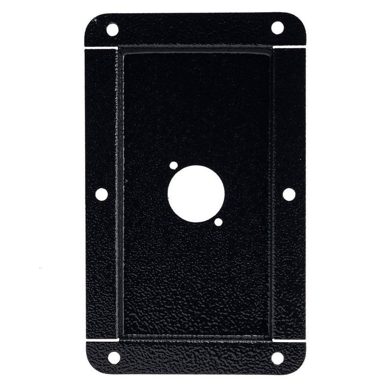 Espelho Metal Chanfrado para Conectores XLR Canon 4x2 - 1 Furo