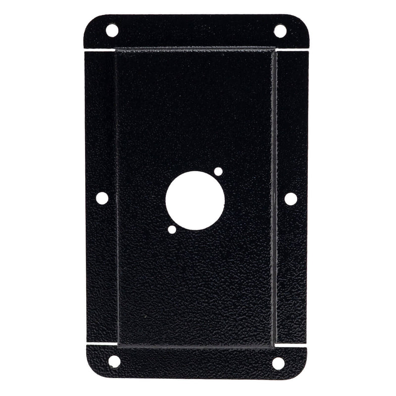 Espelho Metal Chanfrado para Conectores XLR Canon 4x2 - 1 Furo