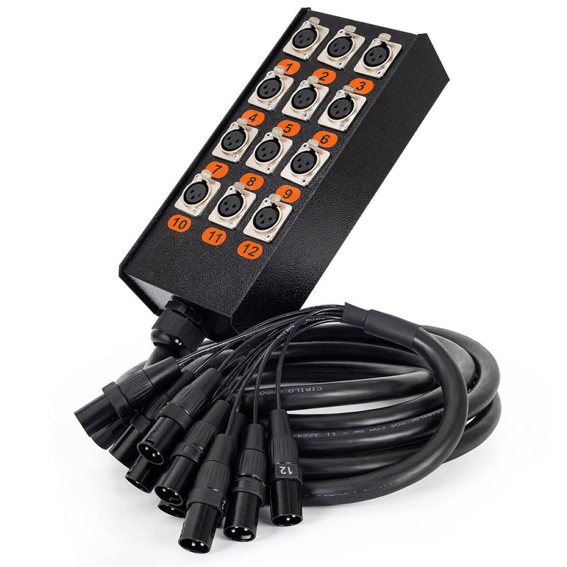Medusa 12 Vias Montada com Conectores Cirilo Cabos