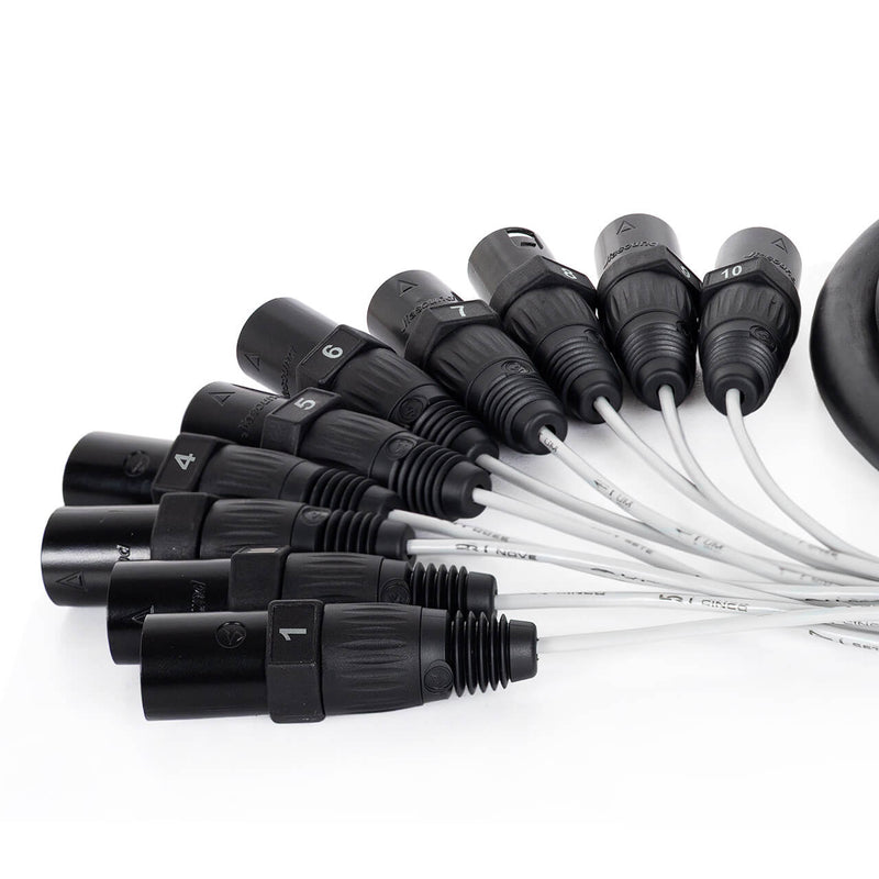 Medusa 10 Vias Montada Com Conectores Cirilo Cabos