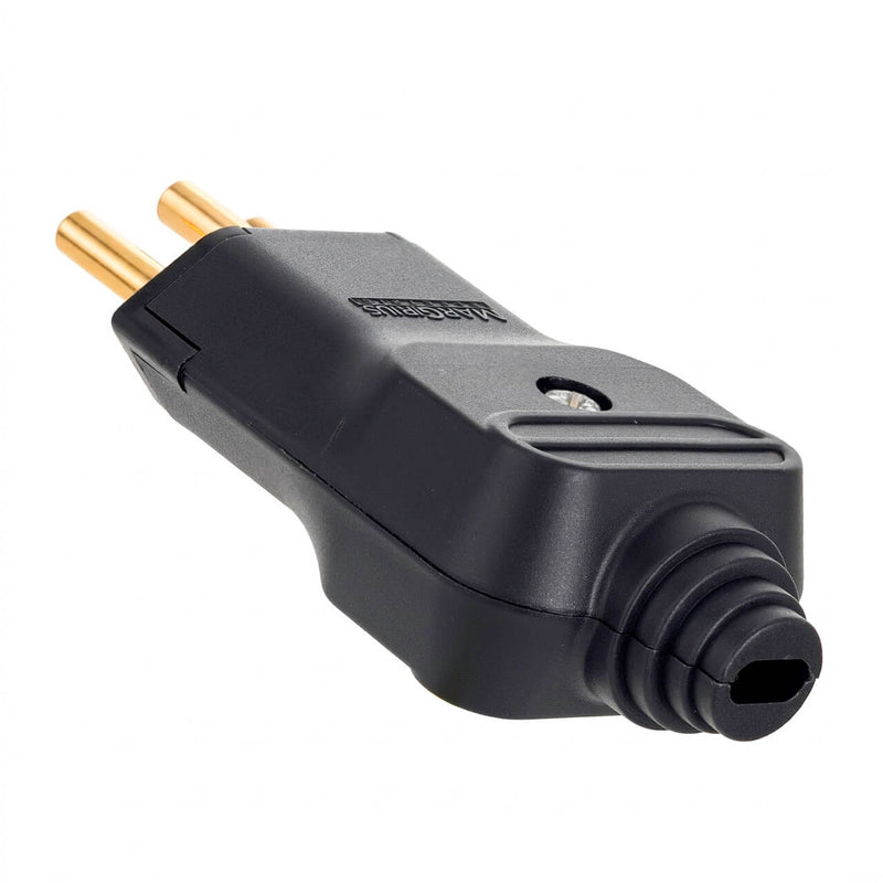 Kit com 5 Plug Macho Tomada Elétrica Reto Tripolar Novo Padrão 10A Preto