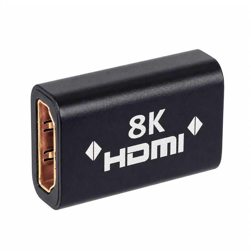Emenda HDMI 2.1 Fêmea x Fêmea 8K 60Hz 4K 120Hz 48Gbps HDR