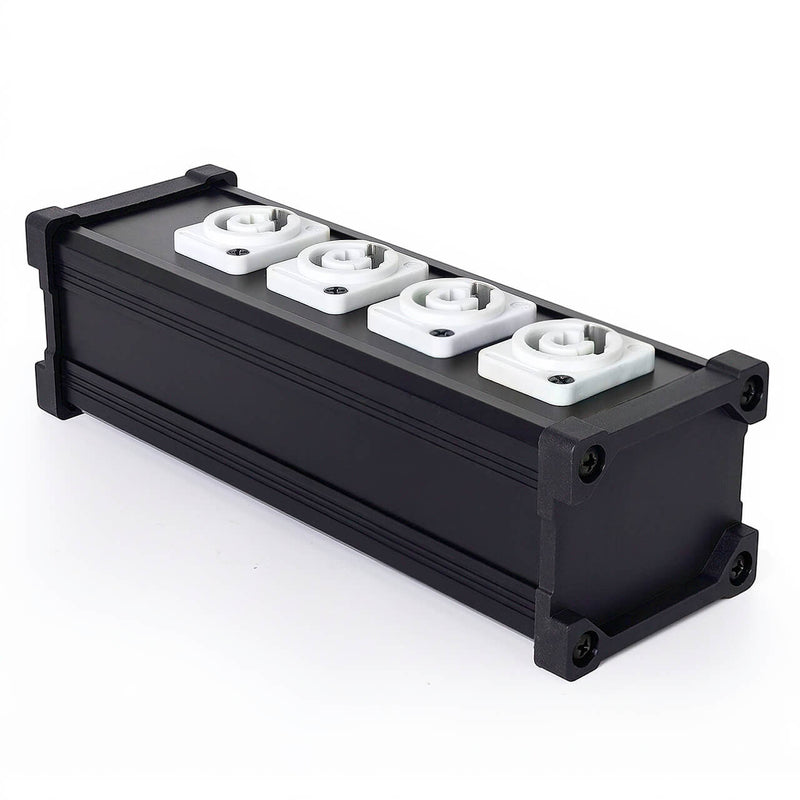 Régua PowerCon Tomadas com 1 Entrada e 4 Saídas Iluminação de Palco e Som