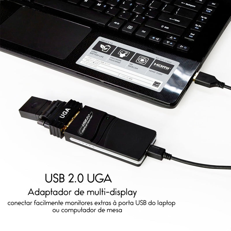 Adaptador USB 2.0 UGA Multi-Display