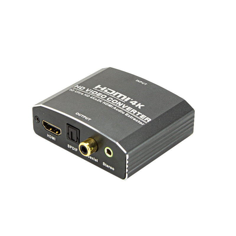 Repetidor HDMI com Extrator de Áudio, RCA, SPDIF - Video Converter