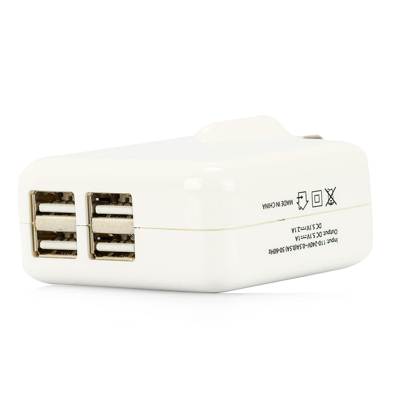 Carregador para iPhone, iPad e iPod com 4 portas USB