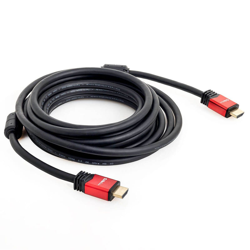 Cabo HDMI Versão 2.0, 19 Pinos, 4K, Ultra HD, 3D - 5 metros