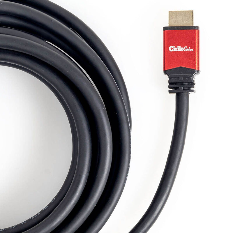 Cabo HDMI Versão 2.0, 19 Pinos, 4K, Ultra HD, 3D - 5 metros