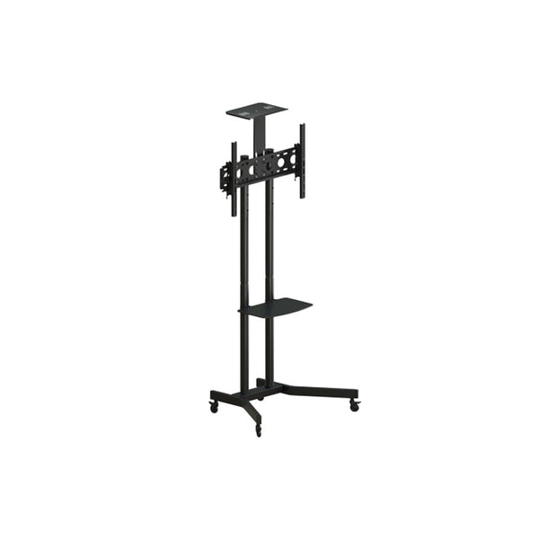 Suporte Pedestal com Rodízios e 3 Níveis de Regulagem de Altura para TVs de 32" a 70" A06V6_S