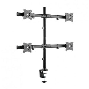 Suporte Articulado de Mesa para 4 Monitores de 15" à 27" Polegadas
