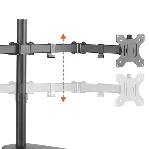 Suporte Articulado de Mesa para 2 Monitores de 17” a 32”