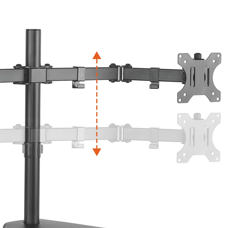 Suporte Articulado de Mesa para 2 Monitores de 17” a 32”
