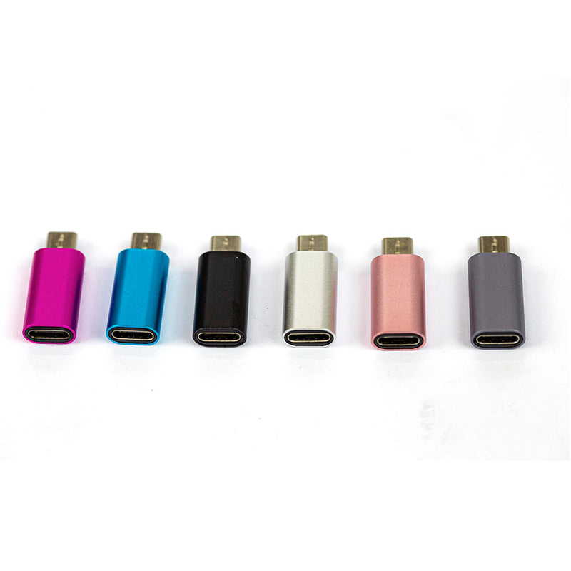 Adaptador Micro USB macho pra USB Tipo C Fêmea