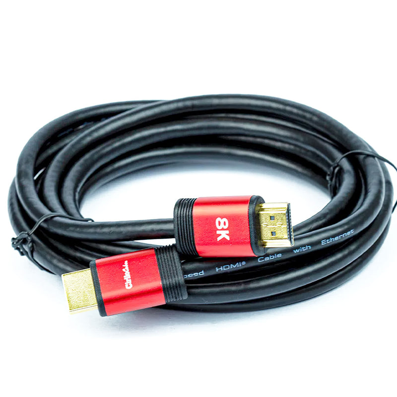 Kit com 5 Cabo HDMI Ultra High Speed - Versão 2.1 8K - Cirilo Cabos - 2 metros