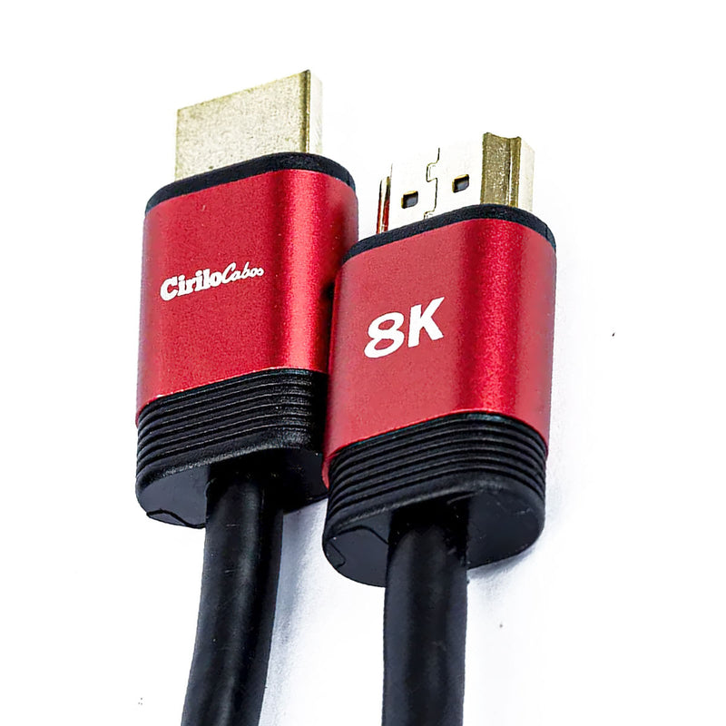 Kit com 5 Cabo HDMI Ultra High Speed - Versão 2.1 8K - Cirilo Cabos - 2 metros