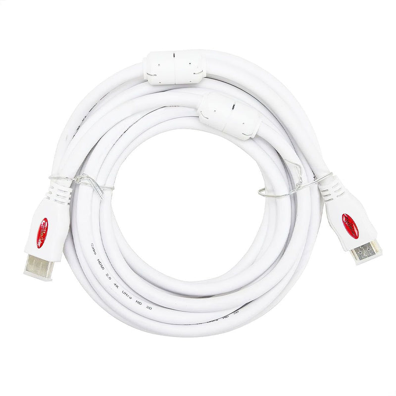 Cabo HDMI 2.0 4K Ultra HD 3D Branco - 20 metros