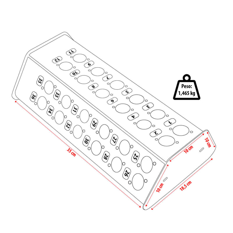 Caixa de Medusa Multicabos 36 vias Reforçada Profissional
