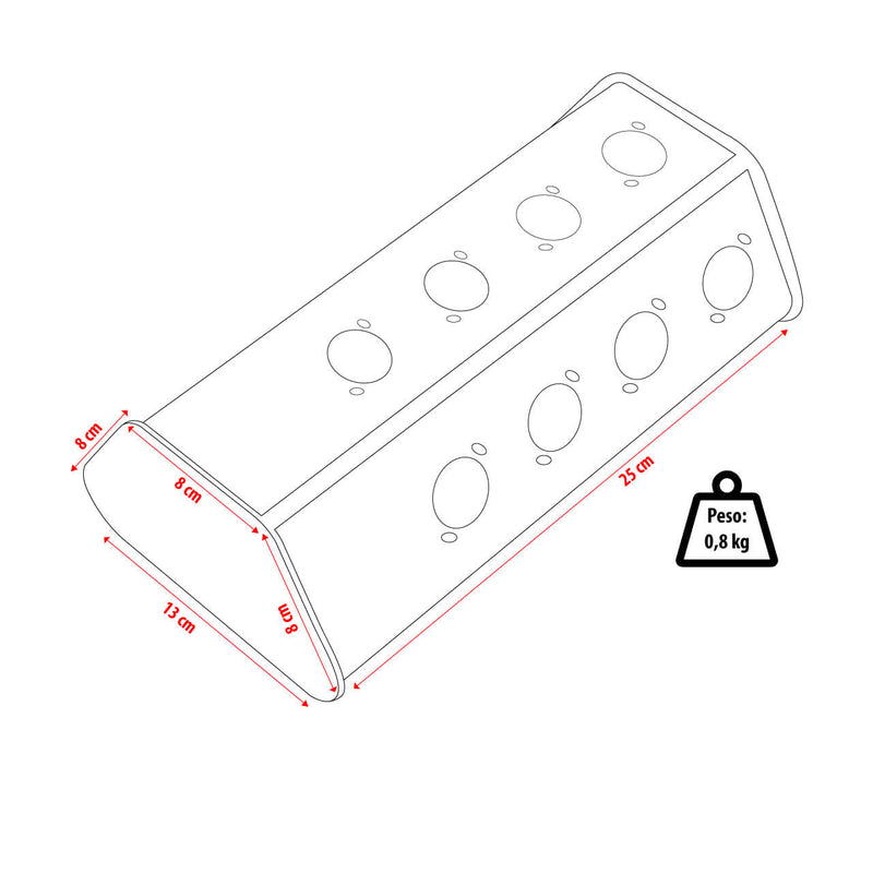 Caixa de Medusa Multicabos 12 vias Reforçada Profissional