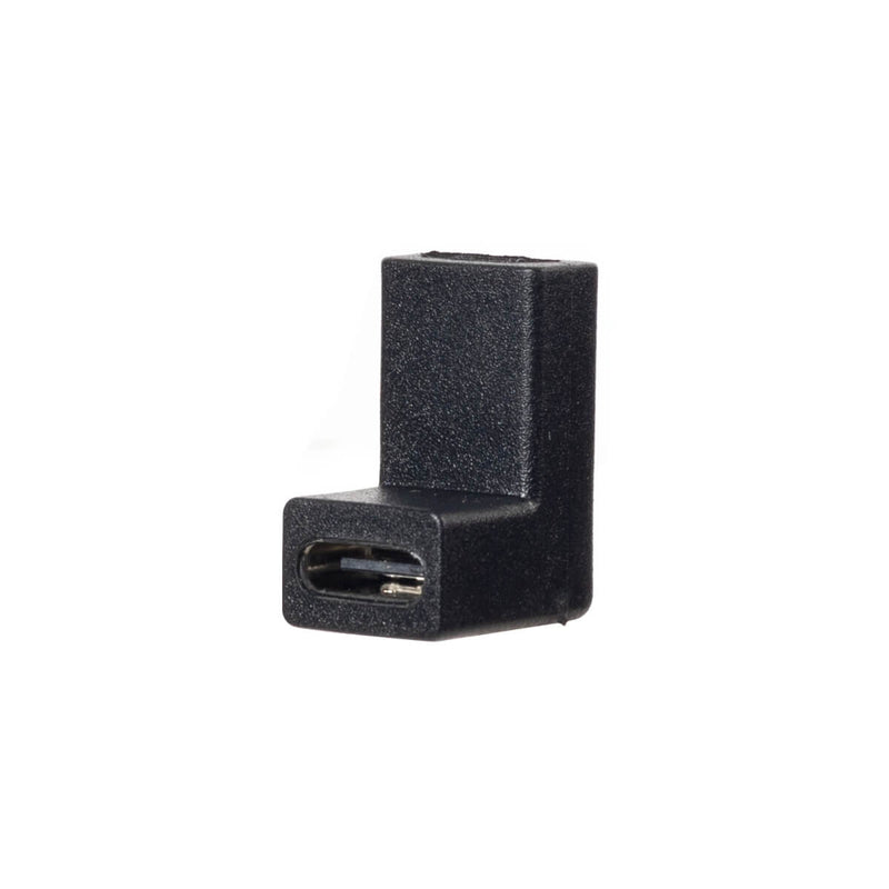 Adaptador Emenda USB-C 3.1 Fêmea L 90 Graus 10Gbps