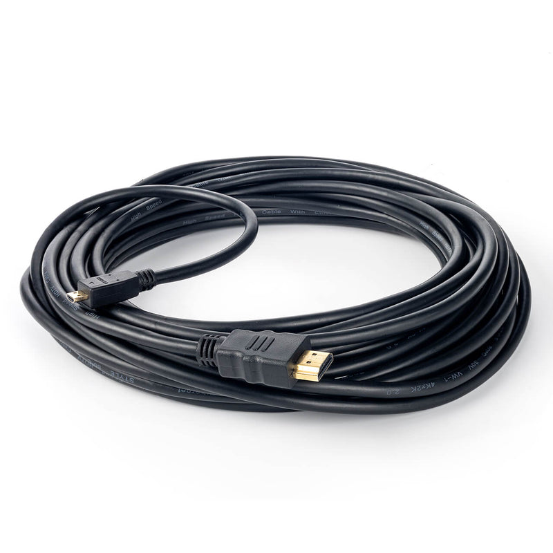 Cabo Micro HDMI para HDMI 2.0 Ultra HD 3D, 10 metros - Cirilo Cabos