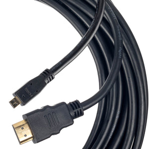 Cabo Micro HDMI para HDMI 2.0 Ultra HD 3D, 10 metros - Cirilo Cabos