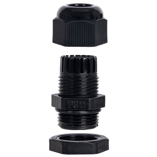 Conector Prensa Cabo Nylon Preto