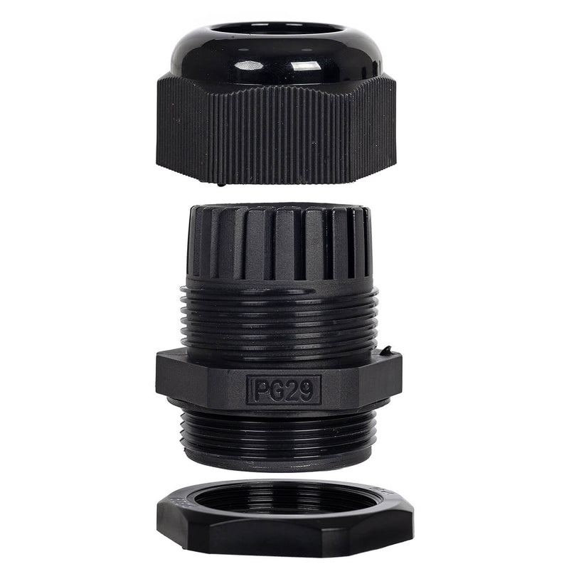 Conector Prensa Cabo Nylon Preto