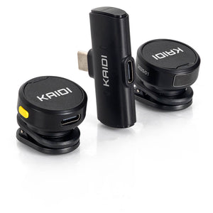 Microfone Duplo de Lapela USB-C para Smartphones KMF4-C