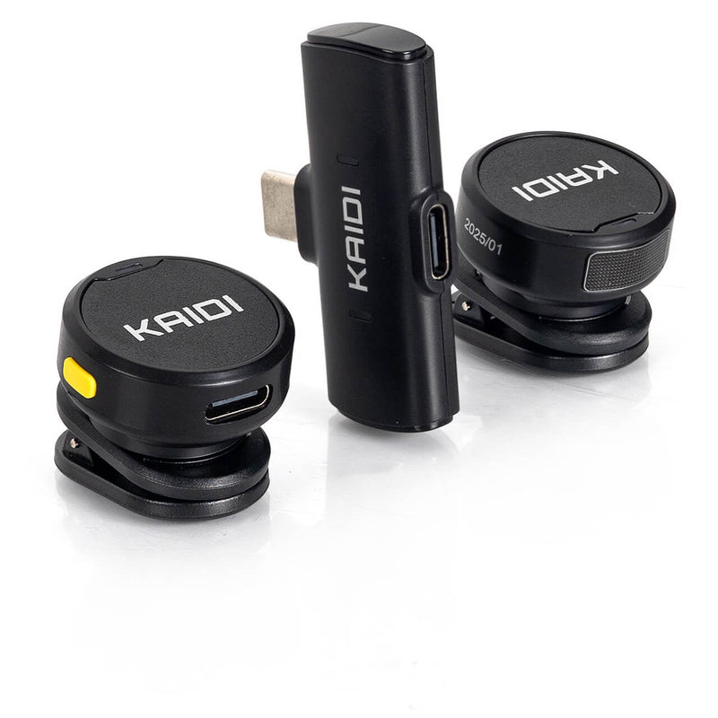 Microfone Duplo de Lapela USB-C para Smartphones KMF4-C