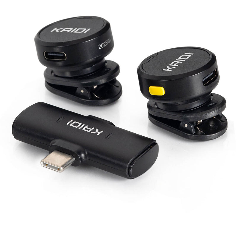 Microfone Duplo de Lapela USB-C para Smartphones KMF4-C