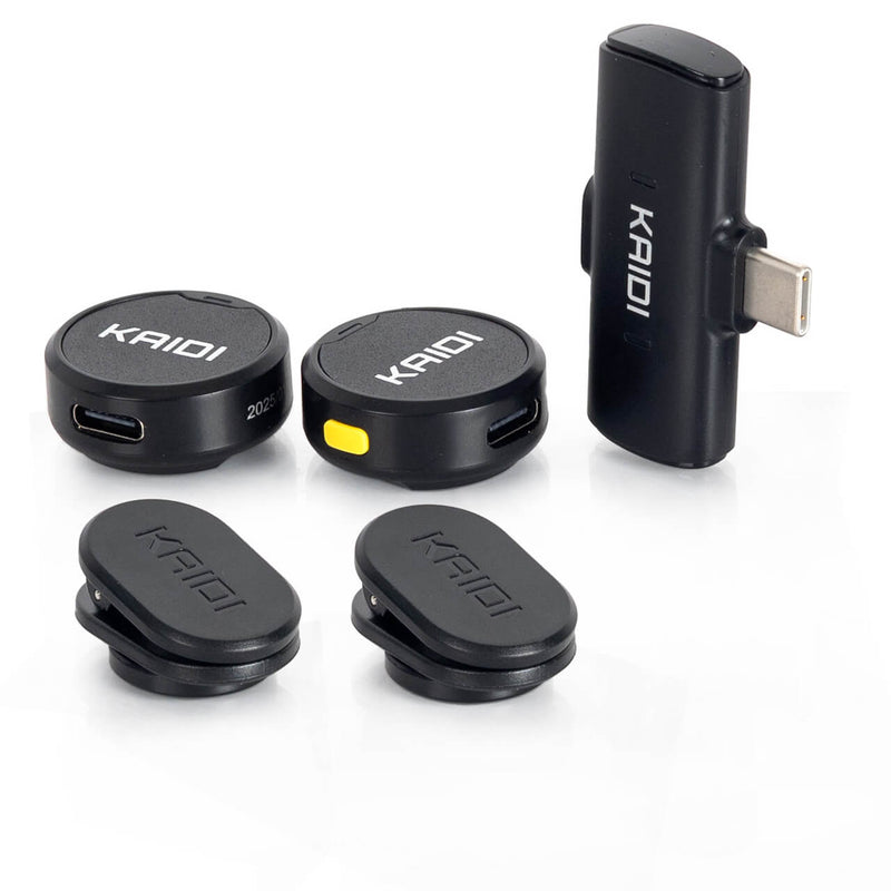 Microfone Duplo de Lapela USB-C para Smartphones KMF4-C