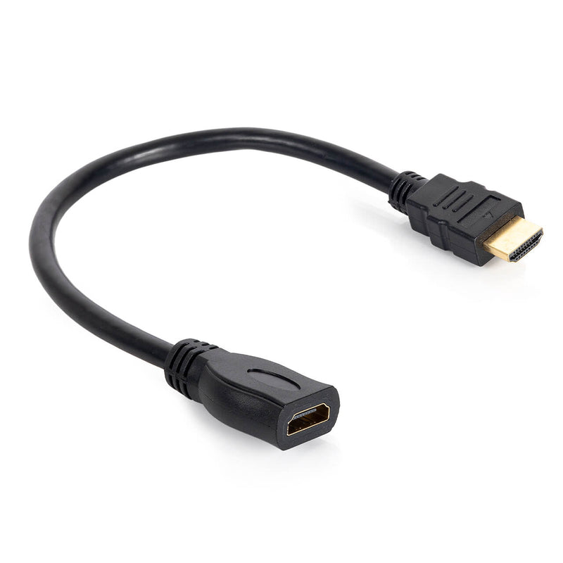 Cabo Extensor HDMI Macho para HDMI Fêmea 30cm