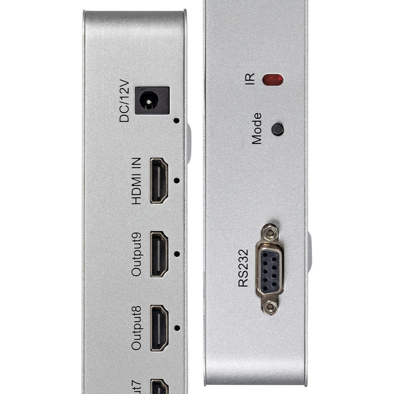Kit com 5 Vídeo Wall Controlador 3X3, 9 Telas, Ultra HD 4K