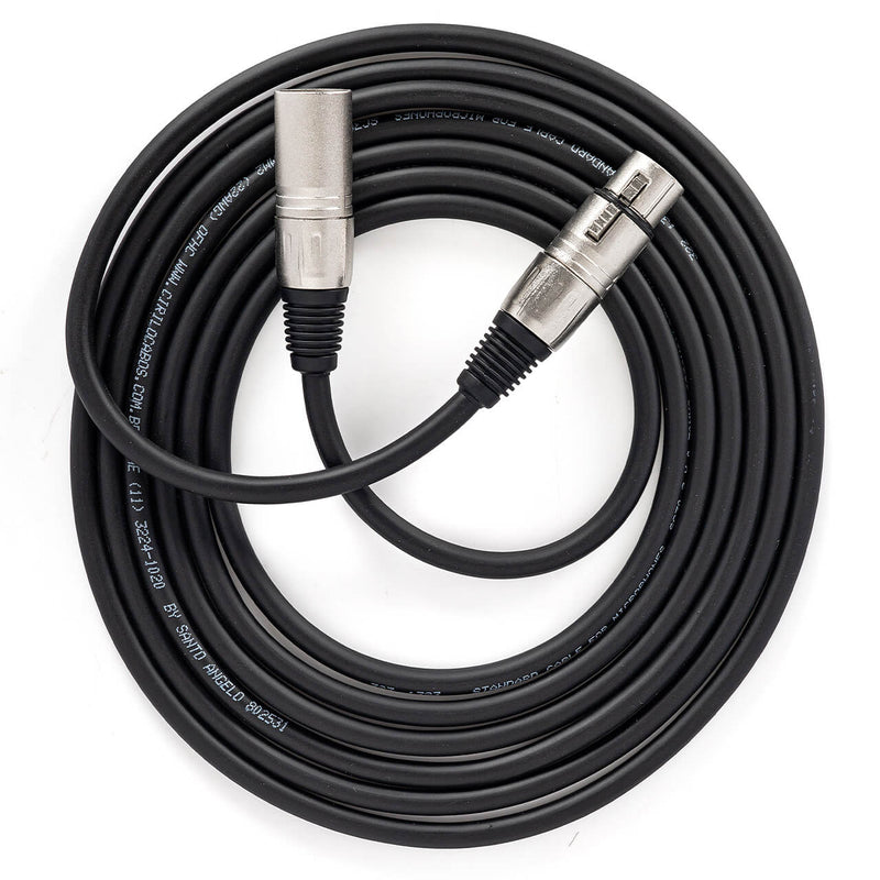Cabo XLR Macho x XLR Fêmea Balanceado Profissional
