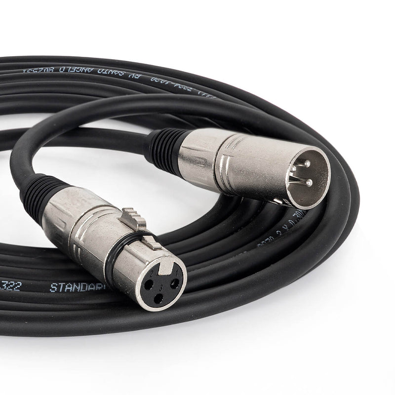 Cabo XLR Macho x XLR Fêmea Balanceado Profissional