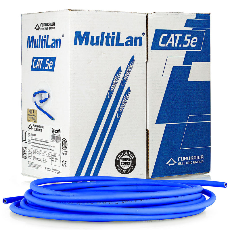 Cabo de Rede Furukawa Cat5e Anti Chama