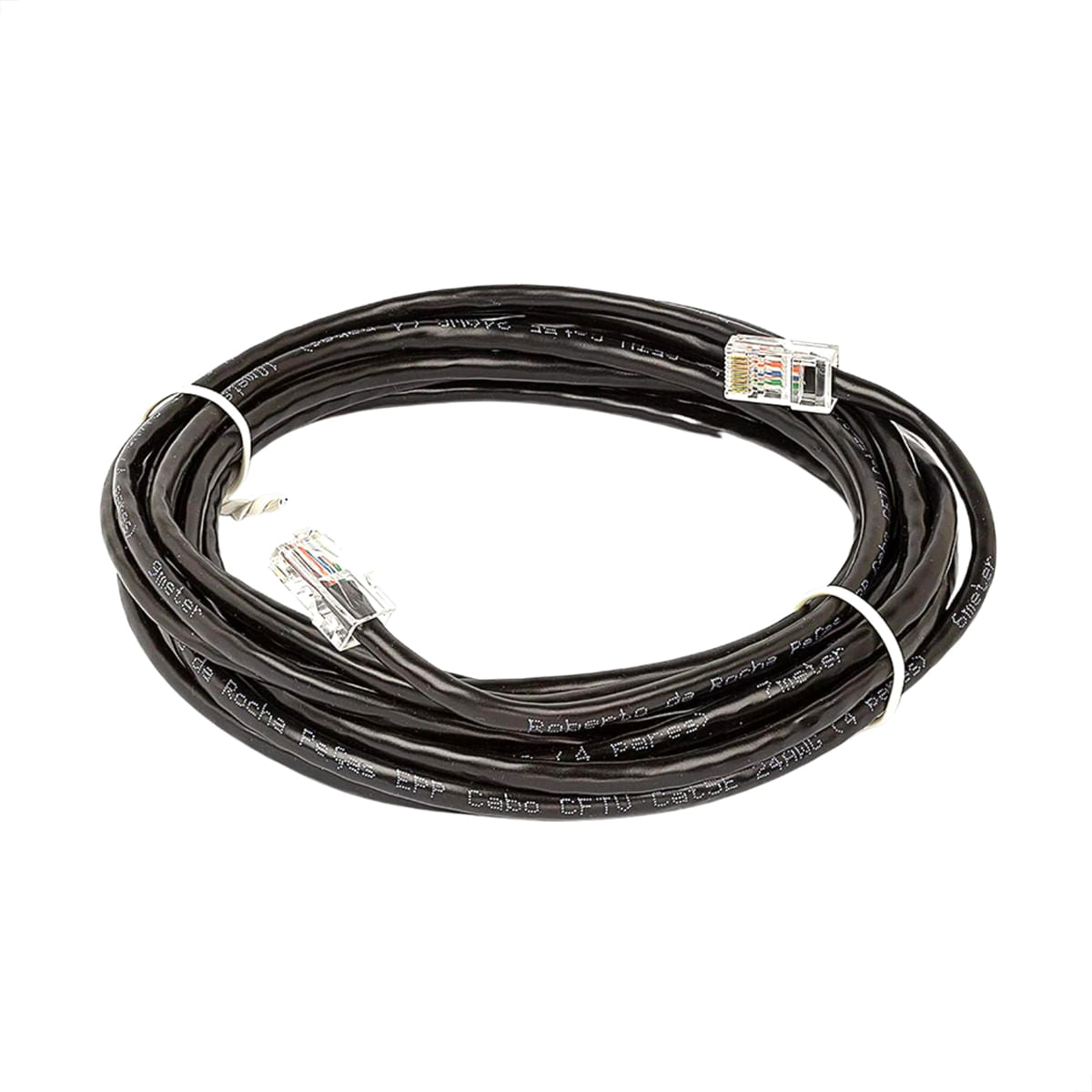 Cabo de Rede Cat.5e Montado - 23AWG - 4 Pares