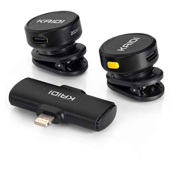 Microfone Duplo de Lapela Lightning para Smartphones KMF4-A