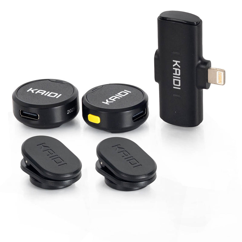 Microfone Duplo de Lapela Lightning para Smartphones KMF4-A