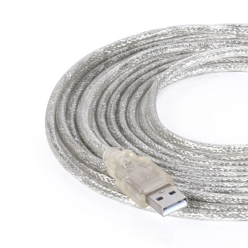 Kit com 10 Cabos Extensor USB Macho Fêmea 10 metros
